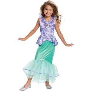 Disfraz Princesa Disney Ariel Niñas Talla 3 a 6 años