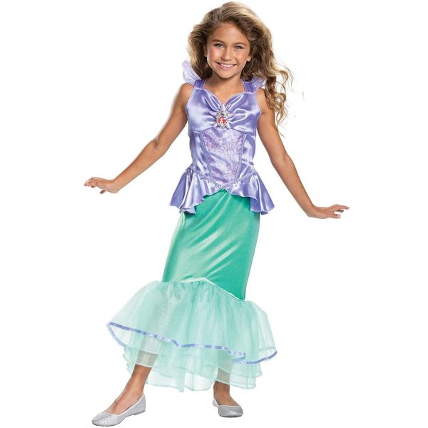 Disfraz Princesa Disney Ariel Niñas Talla 3 a 6 años
