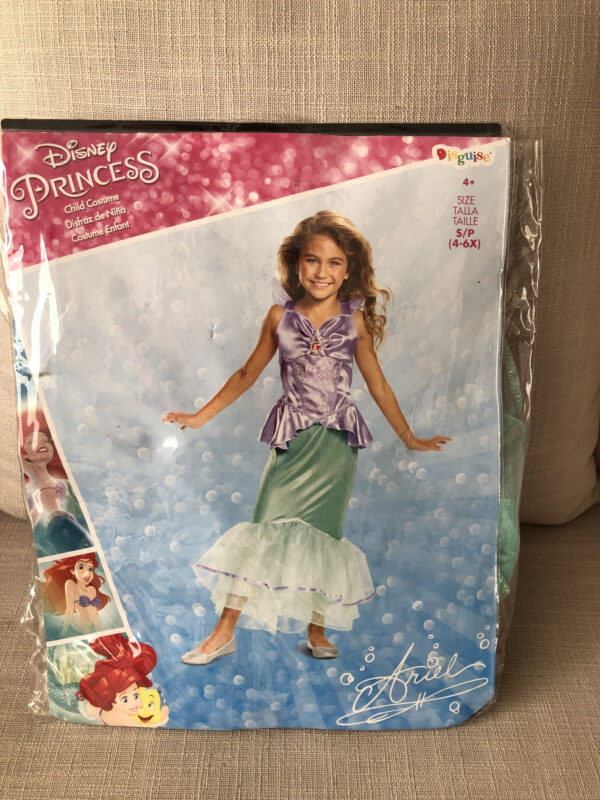 Disfraz Princesa Disney Ariel Niñas Talla 3 a 6 años - Imagen 3