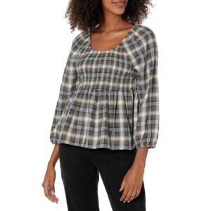 Blusa Tommy Hilfiger Modelo Peplum Verde Talla L