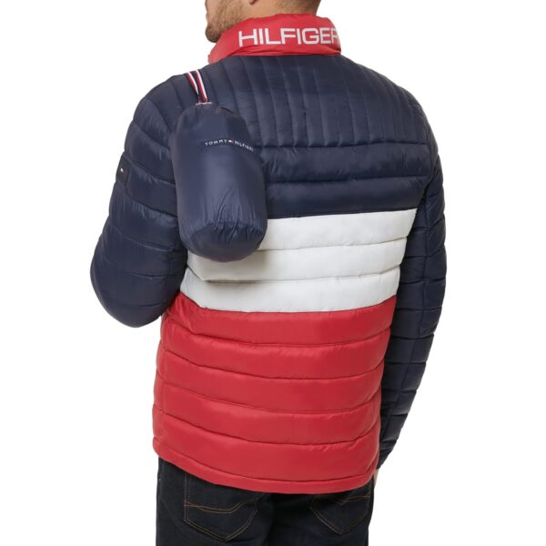 Casaca Tommy Hilfiger Modelo Puffer Rojo Talla XL - Imagen 2